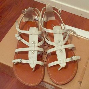 FREE Aldo white strappy sandals